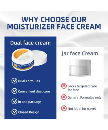 Retinol Vitamin C Cream Face Moisturizer For Face 2 In 1 Day & Night Face Moisturizer Cream Daily Moisturizers Hydrating Facial Moisturizer For Dry Skin Lightweight Moisturizer 3.53 OZ - Buy Online on GoSupps.com
