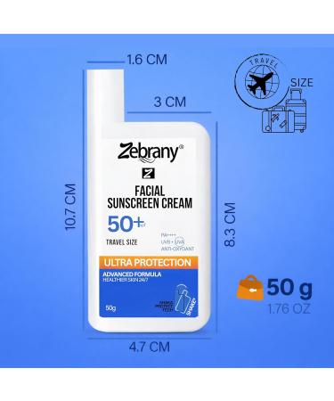 Facial Sunscreen Oily & Acne-Prone Skin - SPF Moisturizer Face No White Cast Superior Sun Defense with a Clean Lightweight Feel Oil Free Mineral for Men & Women. 50g - Buy Online on GoSupps.com