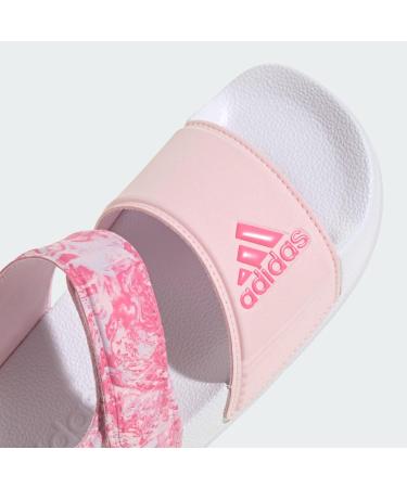 Buy adidas Unisex Kids Adilette Sandals - 29 EU Clear Pink Fusion Cloud White | International Shipping Available - Buy Online on GoSupps.com