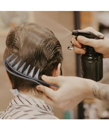 1 x curly hair comb large tooth comb large comb large comb shark comb for various hair types anti-static (black) - Buy Online on GoSupps.com