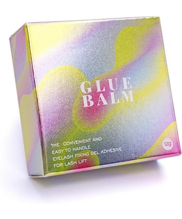 Lash Lift Glue Adhesive - Non-irritating Lifting Lash Wax Fixing Glue 12g - Eyebrow Perm Glue Balm Non-irritating Lifting Lash Wax Fixing Glue for Wedding Travel - Buy Online on GoSupps.com