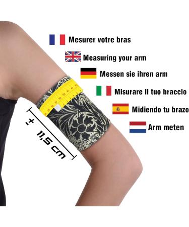 Dia Band - Glucose Sensor Protection Bracelet for Freestyle Libre Medtronic Dexcom Omnipod | Reusable Diabetic Band XXL (33-36 cm) - Buy Online on GoSupps.com