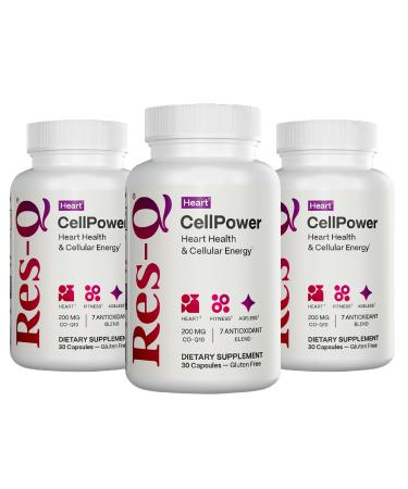 Res-Q CellPower CoQ10 with Additional Antioxidants 30 capsules 3-Pack