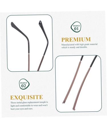 Lurrose Sunglasses Arm Legs & Glasses Brackets - Metal Leg Push Buttons & Nasal Pads for Eyewear - Buy Online on GoSupps.com