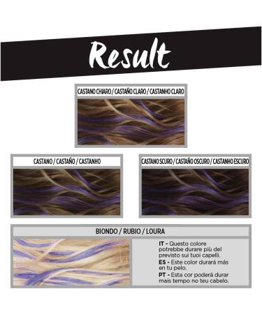 L'Or al Paris LOr al Paris Colorista Hair Makeup Temporary coloring 1 day for strands and ends brown hair color Meches Violetto 30 ml - Buy Online on GoSupps.com