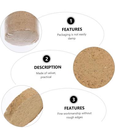 Buy SOLUSTRE 80 Pcs Moxa Cake Herbal Stickers - Natural & Effective Tool | 5x2x2 cm | International Shipping Available - Buy Online on GoSupps.com