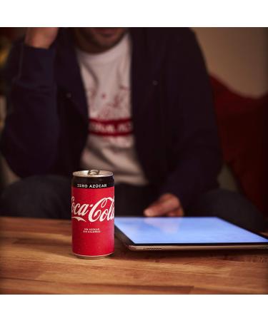 Coca-Cola Zero Sugar Zero Caffeine - Sugar Free Cola Soda - No Calorie No Caffeine - 6 x 200ml Mini Cans - Buy Online on GoSupps.com