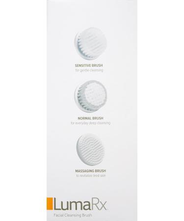 Rechargeable Facial Cleansing Brush with 1-Minute Timer & LED Indicator - Showerproof White/Silver - Shop Internationally - Buy Online on GoSupps.com