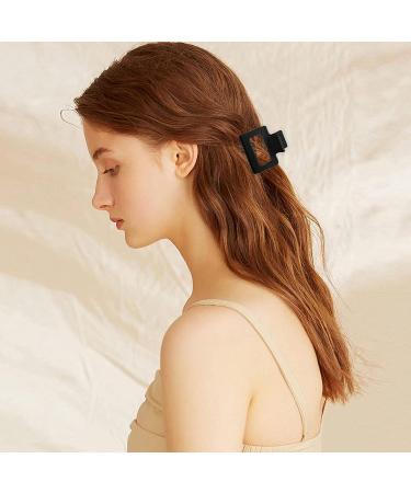 Square Matte Hair Claw Clips for Women - Medium Rectangle Hair Clips for Thick/Thin Hair - Strong Hold Non-slip Styling Accessories - Buy Online on GoSupps.com