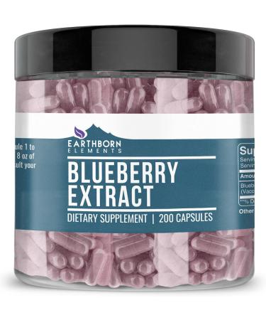 Earthborn Elements Grape Seed Blueberry & Cranberry Extract Capsule Bundle (200 Capsules Each) Pure & Undiluted No Additives - Buy Online on GoSupps.com