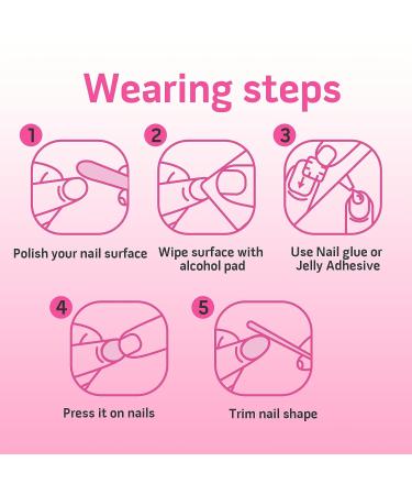 UNA GELLA Black Short Almond Acrylic Press On Nails - Long Lasting & Reusable for Women and Girls | 12 Sizes, 24 Pcs Gel Jelly Color Tips in Elegant Box - Buy Online on GoSupps.com