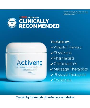 Activene Pain Relief Cream - Powerful Arnica, Menthol & MSM Formula for Arthritis, Joint & Muscle Pain Relief - Buy Online on GoSupps.com