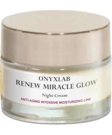  ONYXLAB Renew Miracle Glow Night Face Cream 40+ Anti-Aging Regenerating Moisturizes Reduces Wrinkles Hyaluronic Acid Niacinamide Organic Rosehip Shea Butter with 3 Gifts ONYXLAB 50ml Made in - Buy Online on GoSupps.com
