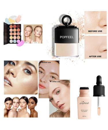 Chseea Makeup Set - Beauty Gift Set | Complete Cosmetics Collection for Face Eyes & Lips - Concealer Eyeshadow Palette Lip Gloss Lipstick - Buy Online on GoSupps.com