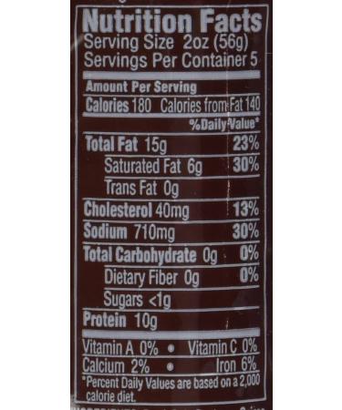 Hickory Farms Beef Summer Sausage 10oz - Premium Quality Charcuterie Perfect for Snacking and Entertaining - Buy Online on GoSupps.com