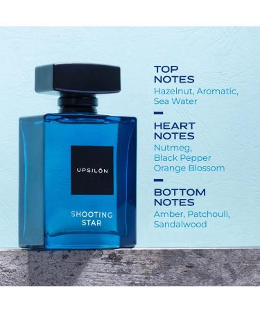 Ups'ilon Shooting Star Party Perfume for Men | Eau De Perfume | Long Lasting Fresh & Powerful Fragrance | Mens Perfume Spray | Travel Friendly | Luxury Scent | 100ml (3.38 Fl Oz) - Buy Online on GoSupps.com