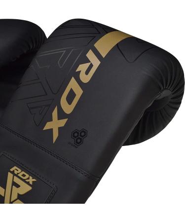 RDX Boxing Pads & Bag Gloves Set - Maya Hide Leather | Hook and Jab Training Pads | Curved Focus Mitts for MMA, Muay Thai, Kickboxing | Martial Arts Coaching | Punching Hand Target Strike Shield - GOLDEN - Buy Online on GoSupps.com