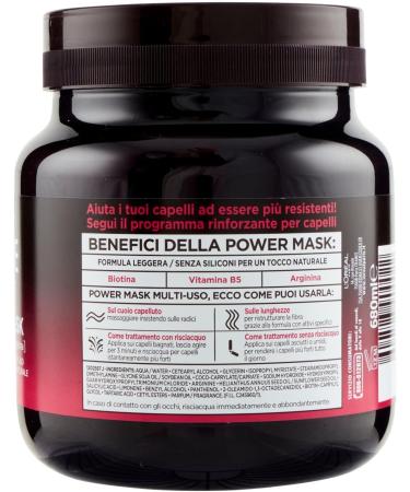 Power Mask - Mask for strengthening brittle hair 680 ml - Buy Online on GoSupps.com