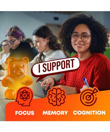 Joyli L-Tyrosine + Ashwagandha Gummies Focus Memory & Mental Clarity Support Vegan Formula with Vitamin C & Zinc 2 Pack for Adults & Kids - Buy Online on GoSupps.com