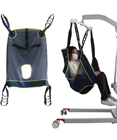 Large Mesh Sling Reusable Transfer Sheet Full Body Aids Bed Positioning Pad Patient Elderly Transfer Blanket for Bed Positioning Lifting Gait Belt Transfer Belts