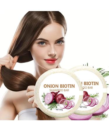 Shampoing Oignon 60g Onion Biotin Shampoo Bar Shampoing Oignon Rouge Mousse Douce Contr le Frisottis Conditionneur Purifiant Nourrissant Adultes Hommes Femmes Adolescents (1pc) - Buy Online on GoSupps.com