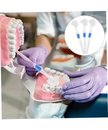 Healeved 15 STK Double-Sided Toothbrush for Dentures - Effective Care Cleaning Brush for False Teeth & Prosthesis - Buy Online on GoSupps.com