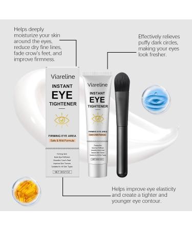 Viareline Eye Care Serum Cream unisex reduces dry lines and fine lines fades crow's feet and improves bags and dark circles under the eyes - Buy Online on GoSupps.com