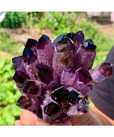 Natural Crystal Rough Natural Purple Crystal Cluster Specimen Home Office Degaussing Decor Gemstones (Size : 810-900g) - Buy Online on GoSupps.com