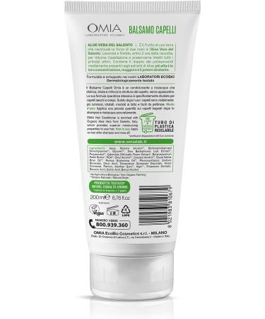 omia Aloe Vera Hair Mask 200 ml - Buy Online on GoSupps.com