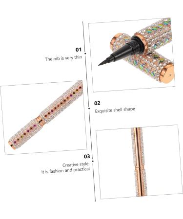 1pc Eyeliner Fake Lashes Fake Eyelashes False Eyelashes Cosmetic Makeup Pen Auxiliary Full Diamond - Buy Online on GoSupps.com