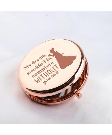 SEIRAA Frog Princess Pocket Mirror - Tiana Princess Makeup Mirror - Buy Online on GoSupps.com