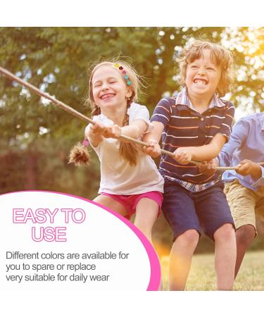 Hanyousheng 200Pcs Multicolor Hair Ties and 15Pcs Mini Hair Clips Set for Girls and Women - Buy Online on GoSupps.com