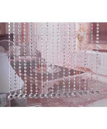 VOVOV 10 Pack Clear Crystal Garland Chandelier Octagon Beads Chain - 1000CM/30.5FT - Buy Online on GoSupps.com