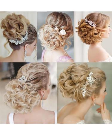 Messy Bun Hair Piece for Women Messy Bun Hair Piece Wave Curly Hair Buns Extension with Combs Synthetic Thick Chignon Hairpiece Clip in Ponytail Scrunchies Hair Pieces for Women Fake Hair Accessorie 16p613 - Buy Online on GoSupps.com