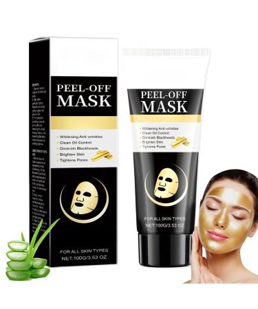 Collagen Peel Off Face Masks Purifying Deep Cleansing Collagen Face Mask Golden Face Masks Skincare Peel Off Blackhead Remover Reduces Fine Lines & Wrinkles Skin Care Face Lifting Firming Mask