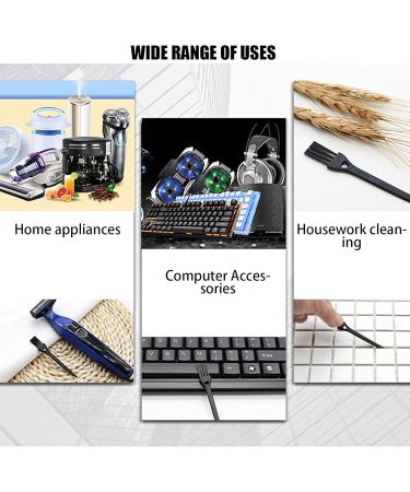 Electric Shaver Cleaning Brushes - Anti-Slip Handle Nylon Brush for Razor & Clipper Cleaning | International Shipping Available - Buy Online on GoSupps.com