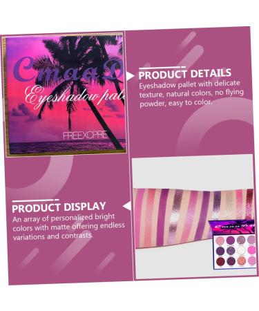 Beatifufu 1 Box Eyeshadow Palette Eye Shadow Palettes Cosmetic Accessory Matte Eyeshadow Makeup Pallet Plastic - Buy Online on GoSupps.com