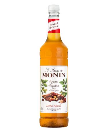 Monin Roasted Hazelnut Syrup - 1ltr Bottle Roasted Hazelnut 1 l (Pack of 1)