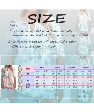 Women's Comfortable Lace Middle Long Sleeve Button Up V-Neck Hide Belly Tops Loose Bohemian Tunic Sexy Shirt Women's T-Shirt With Print Sports Shirt Women's Wide L Hot Pink - Buy Online on GoSupps.com