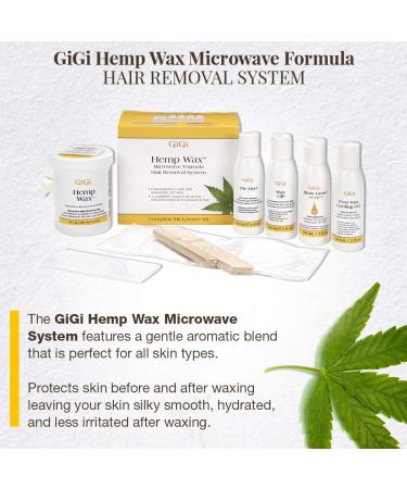 GiGi Hemp Wax Microwave Hair Removal System - Fast, Gentle, Effective - Buy Online on GoSupps.com