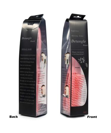 Bestool Detangling Brush for Black Natural Hair - Faster & Easier Detangle for Curly, Afro Hair - Gentle on 3/4abc Textures - Wet or Dry - Pain-Free - Pink - Buy Online on GoSupps.com