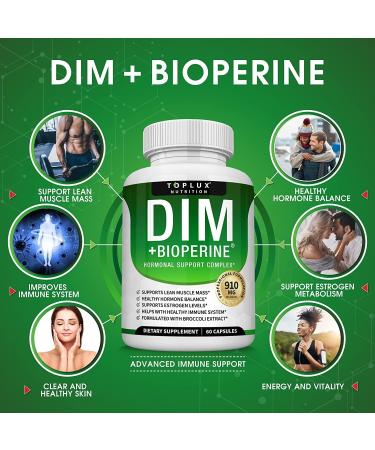 IJK Supplement 910mg with BioPerine - Hormone Balance & Estrogen Metabolism Support - Menopause Acne PCOS - 60 Capsules - Buy Online on GoSupps.com