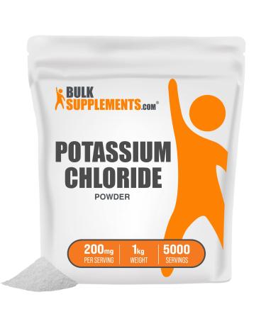 BulkSupplements.com Potassium Chloride Powder - Potassium Supplement - Potassium Chloride Supplement - Potassium Salt - Potassium Powder (1 Kilogram - 2.2 lbs) 2.2 Pound (Pack of 1)