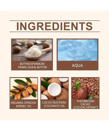 Grospe Advanced Coconut Body Butter Firming Body Lotion Deeply Nourishes Moisturizes and Softens Dry Skin Suitable for All Skin Types 2.85 Fl Oz(80g) - Buy Online on GoSupps.com