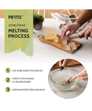 Pifito Avocado Oil Melt and Pour Soap Base (5 lb) - Premium 100% Natural Glycerin Soap Base for Luxurious Soap Making - 5 Pound Bulk Supply - Buy Online on GoSupps.com