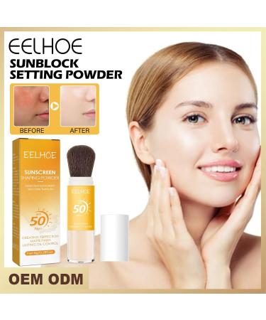 AKARY SPF 50 Sunscreen Setting Powder | Lightweight Water-Resistant Face & Body Sun Protection | Ideal for Beach & Daily Use - Buy Online on GoSupps.com