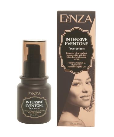 Evenza Intensive Age Spot Serum for Even Tone Skin with Hyaluronic Acid Vitamin E and Jojoba Oil. 2oz bottle.