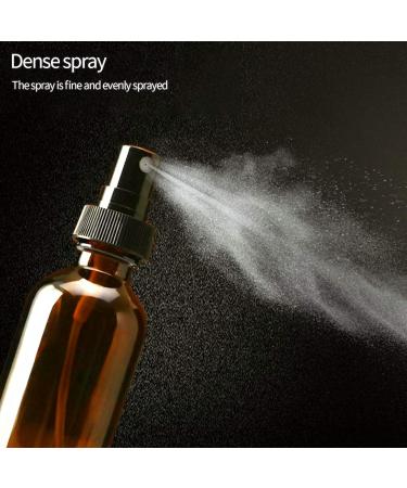 100ml Brown Glass Spray Bottles - Fine Fog Atomizer for Essential Oils Fragrance Aromatherapy - Set of 5 - Buy Online on GoSupps.com