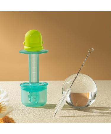 Baby Syringe Feeder - Baby Medicine Syringe Pacifier for Oral Feeding Baby Dropper Medicine Feeder Anti-Choking Baby Feeder Dispenser Syringe for Breastfeeding Maijia Green - Buy Online on GoSupps.com