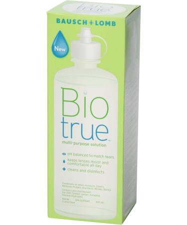 Contact Lens Solution by Biotrue Multi-Purpose Solution for Soft Contact Lenses 300mL (Pack of 1) 300 mL - Buy Online on GoSupps.com